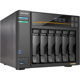 Asustor lockerstor 6 as6806t nas (sort)