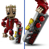 Lego marvel large i ravager jumpsuit - bygbart superheltelegetøj til børn - 76341