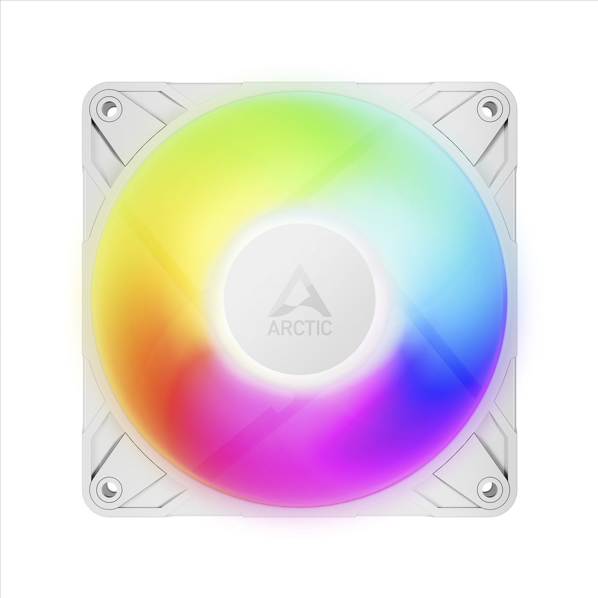 Arctic p12 pro a-rgb kabinet blæser (hvid, 120 x 120 x 25 mm, pwm)