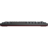 Montech mkey darkness tkl rgb mekanisk tastatur (sort, us-layout (qwerty), gateron g pro gul, 80% (tkl), hot-swappable, rgb, pbt)