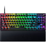 Razer Huntsman V3 Pro TKL RGB mekanisk gaming-tastatur (sort, amerikansk layout (QWERTY), analog optisk gen 2, 80 % (TKL), double-shot PBT)