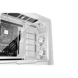 Vær stille! dark base pro 901 stort tårnhus (hvid | 4x USB-A | 1x USB-C | RGB | hærdet glas)