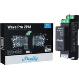 Shelly wave pro 14:00 - 2-kanals repeater - energiovervågning