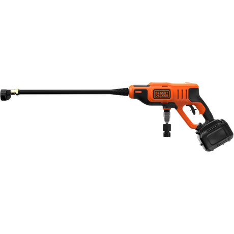 Black+decker bcpc18d1 18v 24bar højtryksrenser - inklusive 1x2,0 ah batteri - bcpc18d1-qw