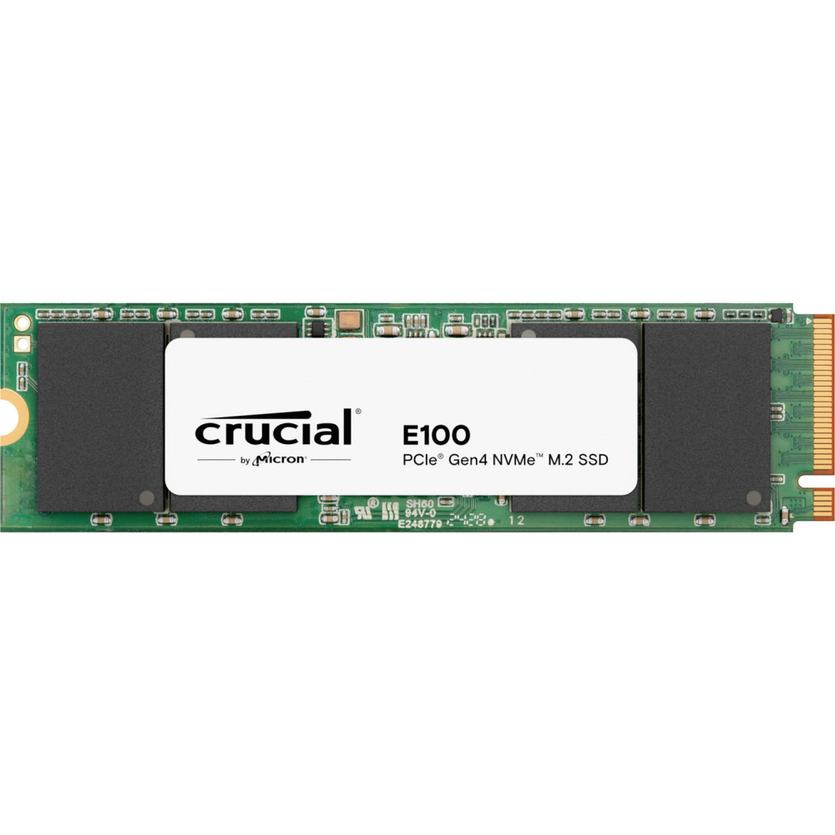 Crucial e100 480 GB SSD (ct480e100ssd8, pcie 4.0 x4, nvme, m.2 2280)