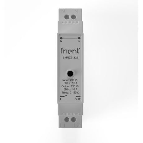 Frient smart din relæ relæ (lys grå, zigbee)