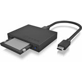 Icy box ib-cr402-c31 kortlæser kortlæser (sort, usb-c 3.2 (10 gbit s))
