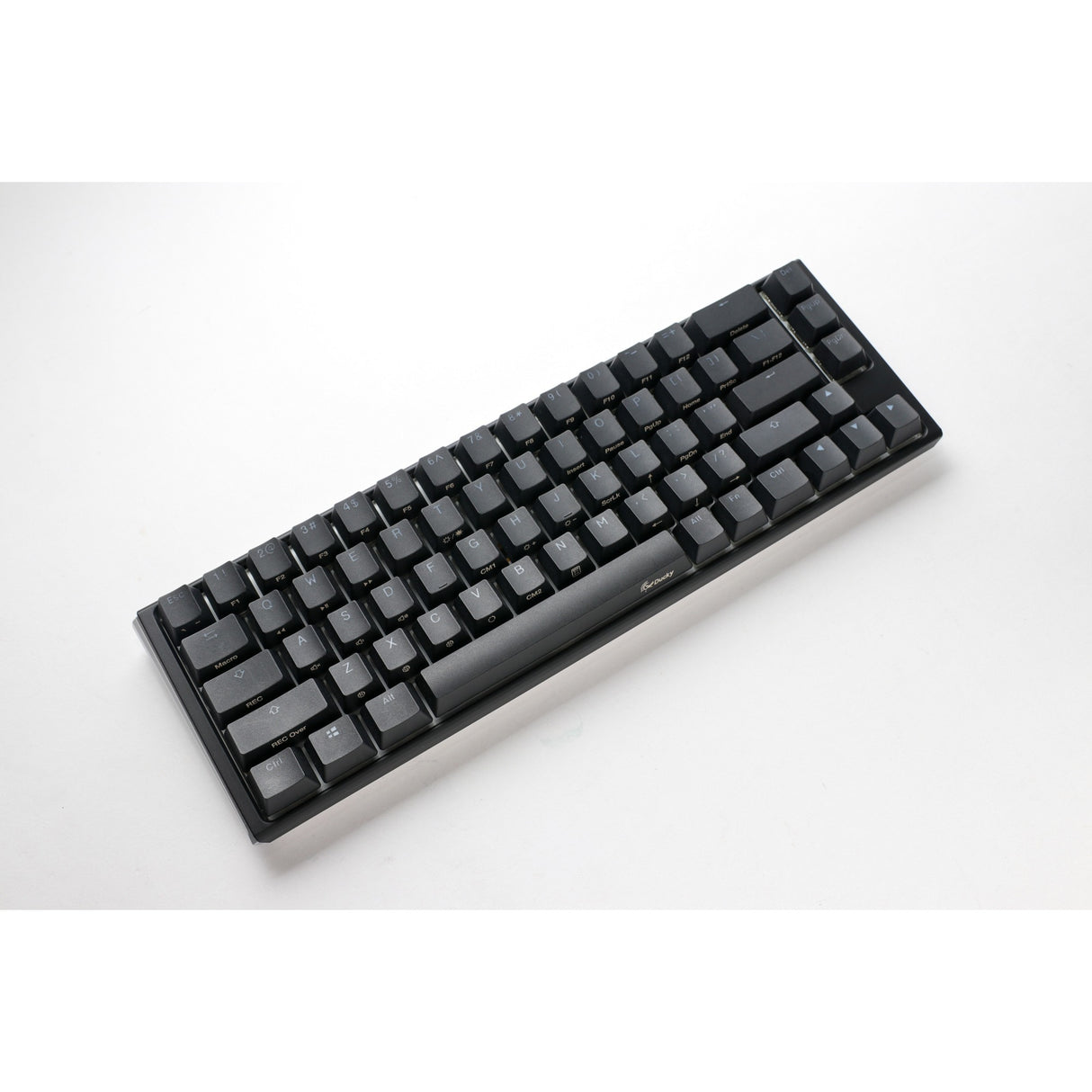 Ducky one 3 klassisk sf rgb mekanisk tastatur (sort, us-layout (qwerty), cherry mx brown, 65%, rgb lysdioder, double-shot pbt, hot-swappable, quack mekanik)