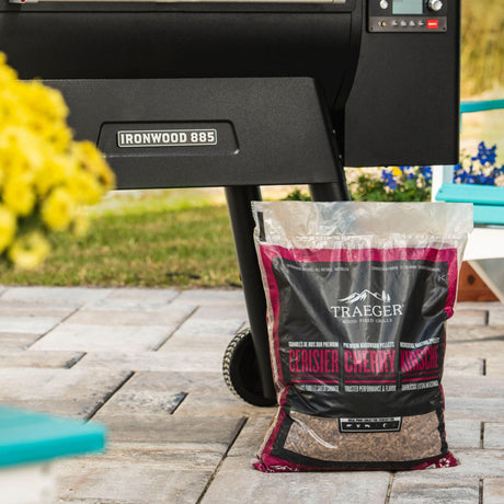 Traeger pellets af hårdttræskirsebærbrændsel (9 kg)