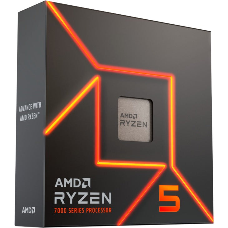 AMD Ryzen 5 7600x, 4,7 GHz (5,3 GHz Turbo Boost) socket AM5-processor (ulåst, i æske)