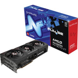 Sapphire Radeon RX 9070 XT Pulse grafikkort (sort, 2x skærmport, 2x HDMI 2.1, RDNA4)