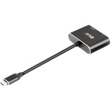 Club 3D MST Hub USB3.2 Gen2 Type-C (DP Alt-Mode) til DisplayPort + HDMI 4K60Hz M-F (sort)