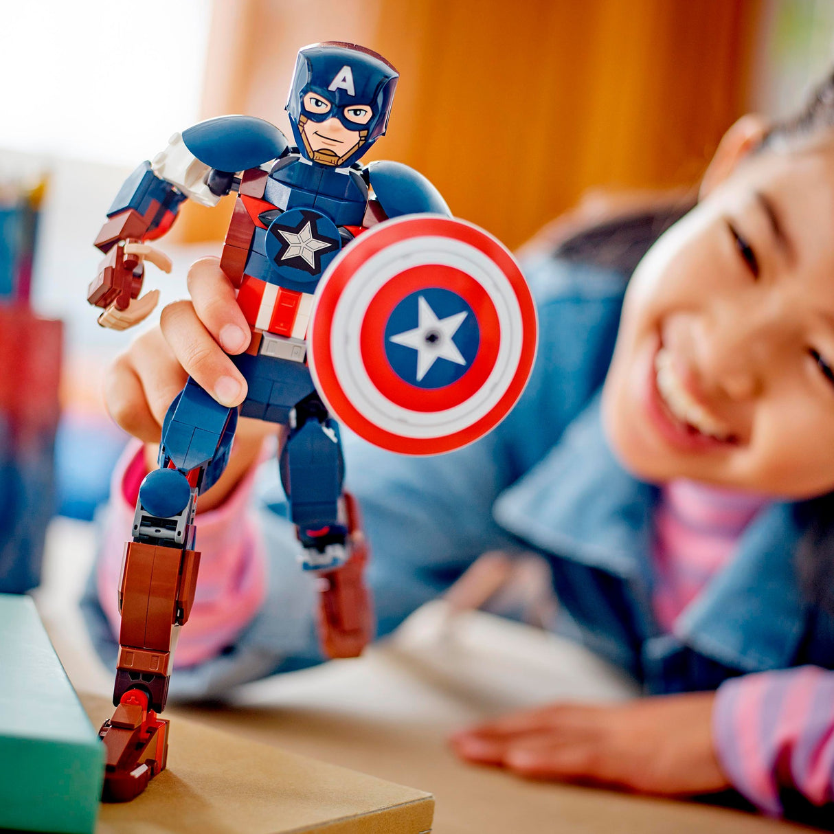 Lego super heroes 76258 kaptajn amerika konstruktionsfigur