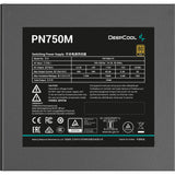 Deepcool PN750M modulær 750 watt strømforsyning (sort, 1x 12v-2x6, 3x pcie)