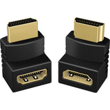 Icy box 2x HDMI-hjørneadaptere (sort, ib-cb009-1)