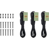 Thermaltake ct120 ex argb sync pc køleblæser matcha grøn (3-fan pack) case fans (lysegrøn, 3 stk, 120 x 120 x 25 mm, pwm)