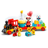 Lego duplo disney mickey minnie fødselsdagstog, bygbart legetøj til småbørn 10941