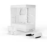 Hyte y40 midi tårnhus (hvid | 2x USB-A | 1x USB-C | hærdet glas)