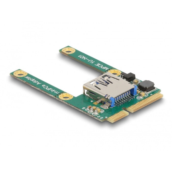 Delock mini pcie i o 1 x usb 2.0 type-a hun fuld størrelse halv størrelse controller