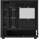 Fractal design nord xl midi tårnhus (sort træfarve | 2x USB-A | 1x USB-C | hærdet glas)