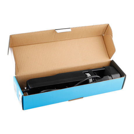 Neomounts DS22-840BL6 skrivebordsstik med klemme og USB-C- og USB-A-porte - hurtigopladningsstik (sort)