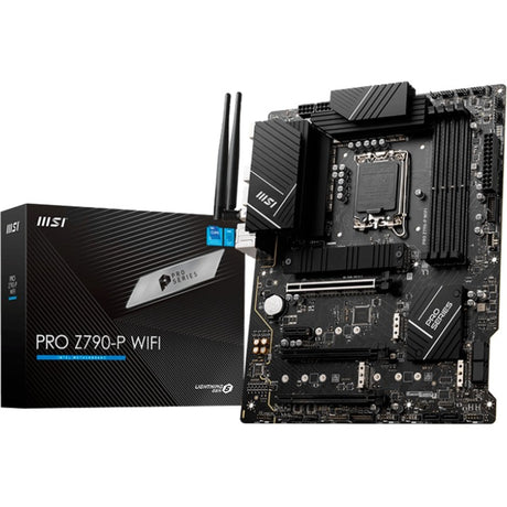 Msi Pro Z790-P WiFi Socket 1700 bundkort (sort, RAID, 2,5 GB-LAN, WiFi 6e, BT, lyd, ATX)