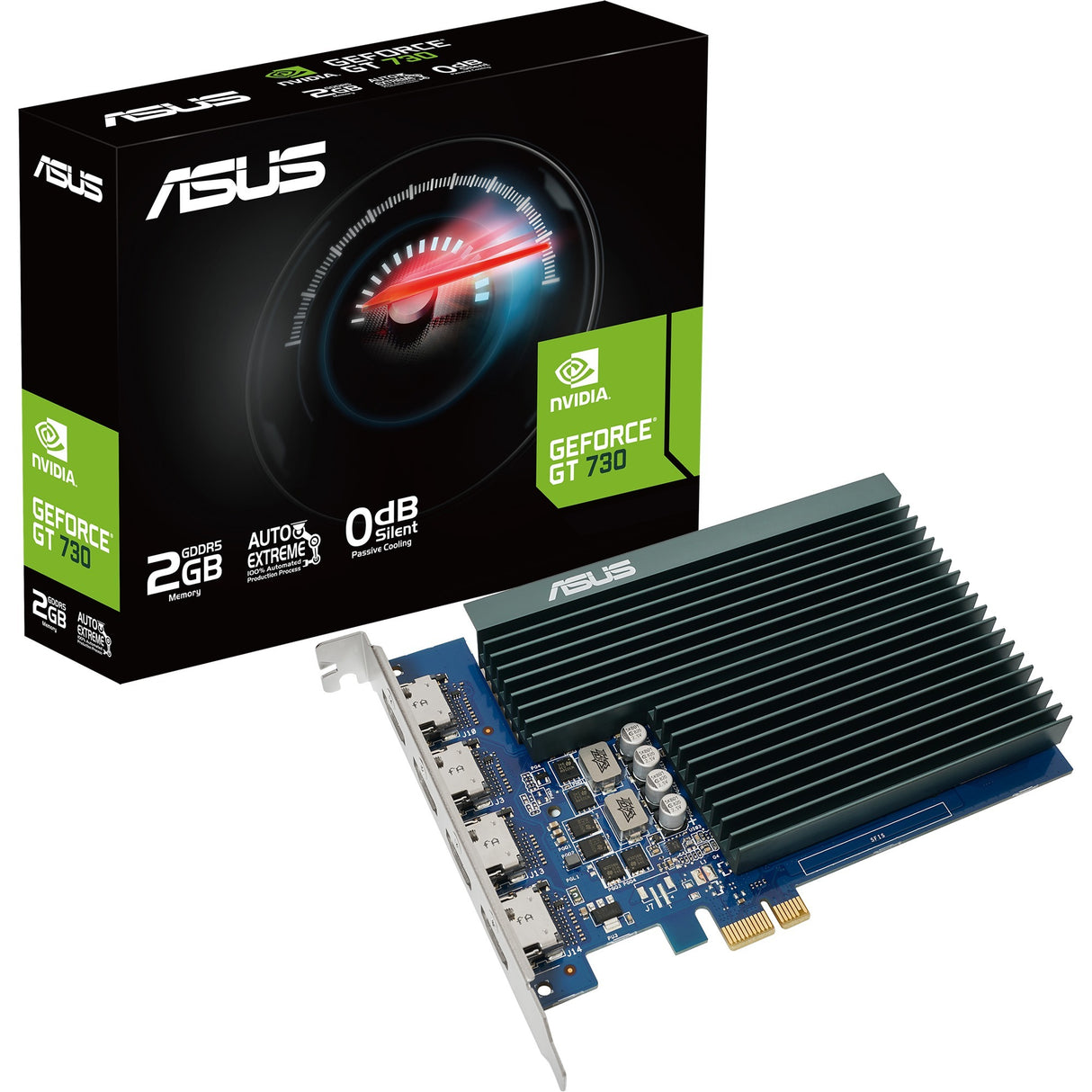 Asus GeForce GT730-4H-SL-2GD5 grafikkort (4x HDMI)