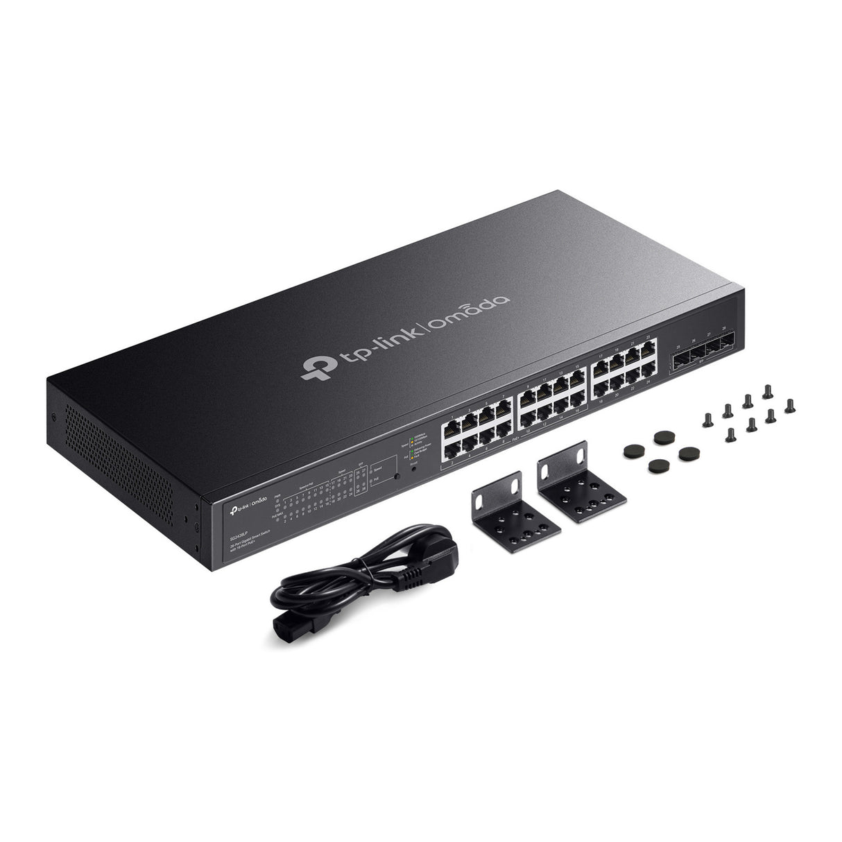 Tp-link omada sg2428lp 28-ports gigabit smart switch (sort, 16x poe+)