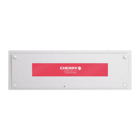 Cherry mx-lp 2.1 compact wireless rgb mechanisch toetsenbord (wit, us lay-out (qwerty), mx low profile speed, 65%, rgb, abs keycaps, 2.4 ghz | bluetooth 5.2 | usb-c)