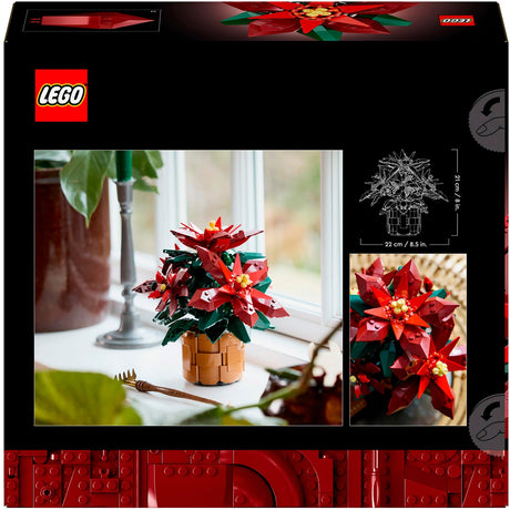 Lego icons kerstster poinsettia - 10370