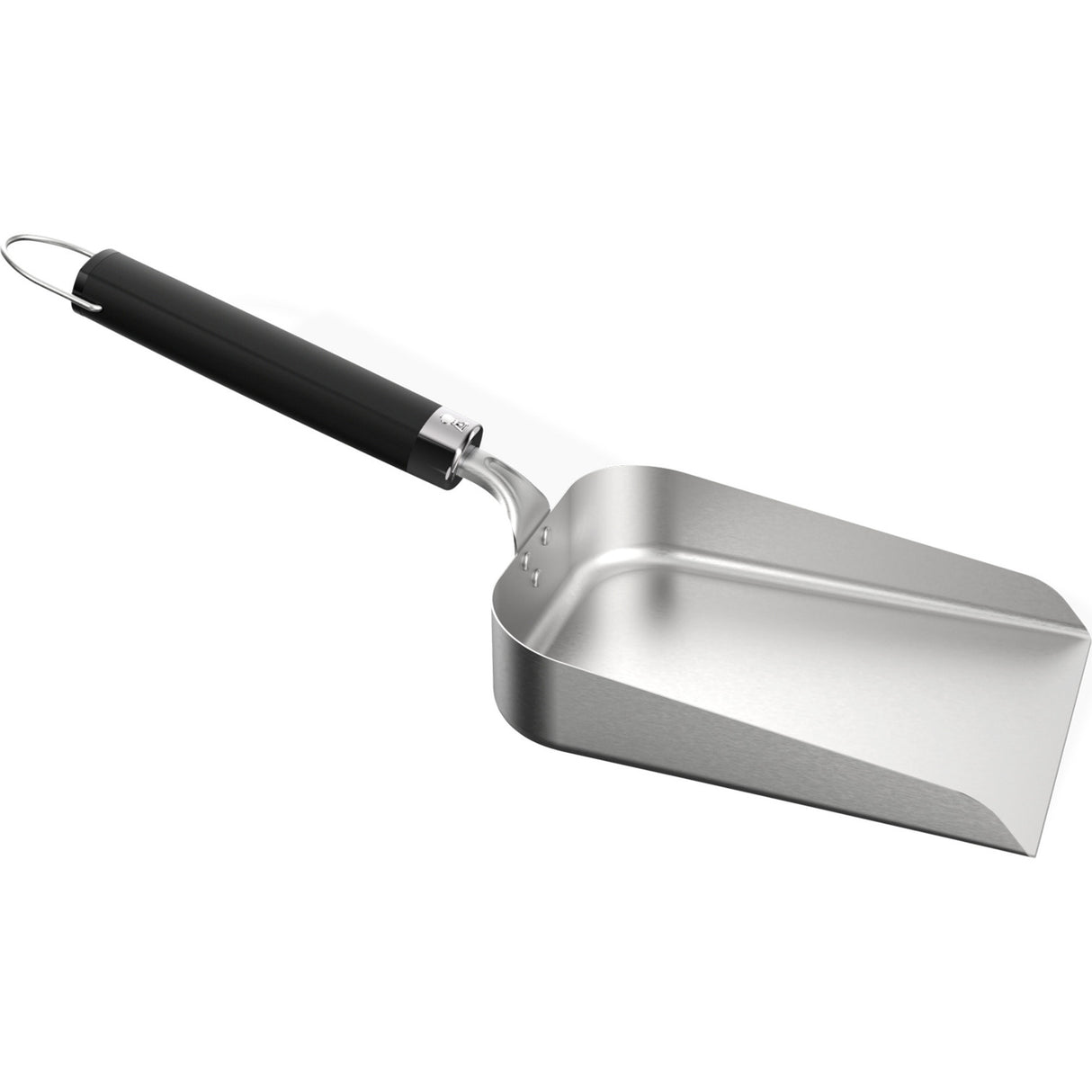 Weber scoop spatel til plancha (rustfrit stål sort)