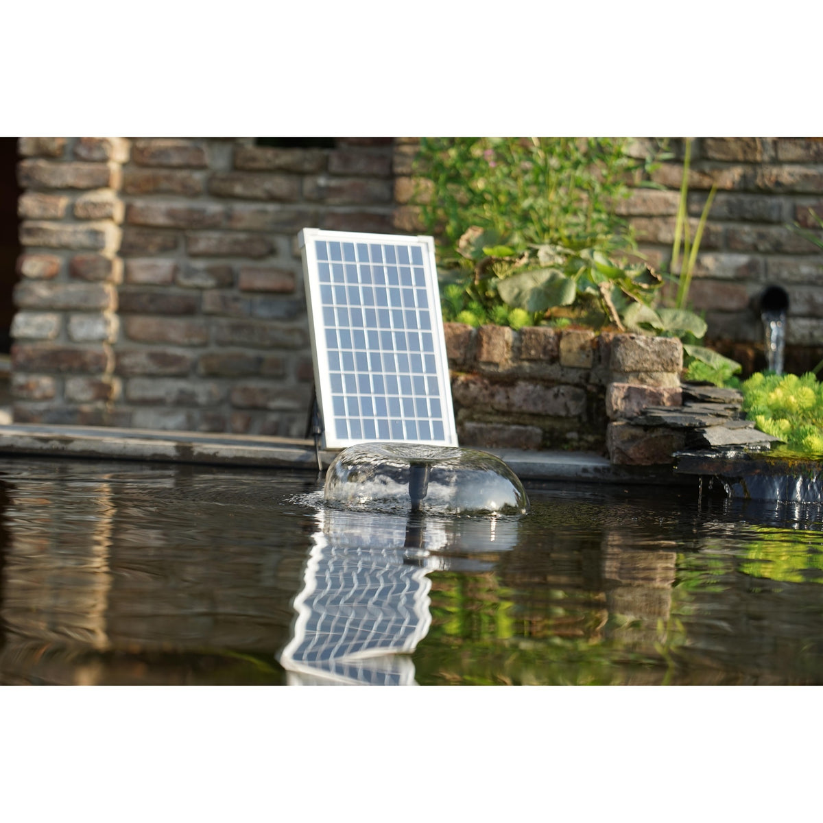 Ubbink solarmax 1000 batteripumpe (sort, inkl. solpanel, pumpe og batteri)