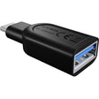 Icy Box IB-CB003 USB 3.0 Type-C-stik til USB 3.0 Type-A-adapter (sort)