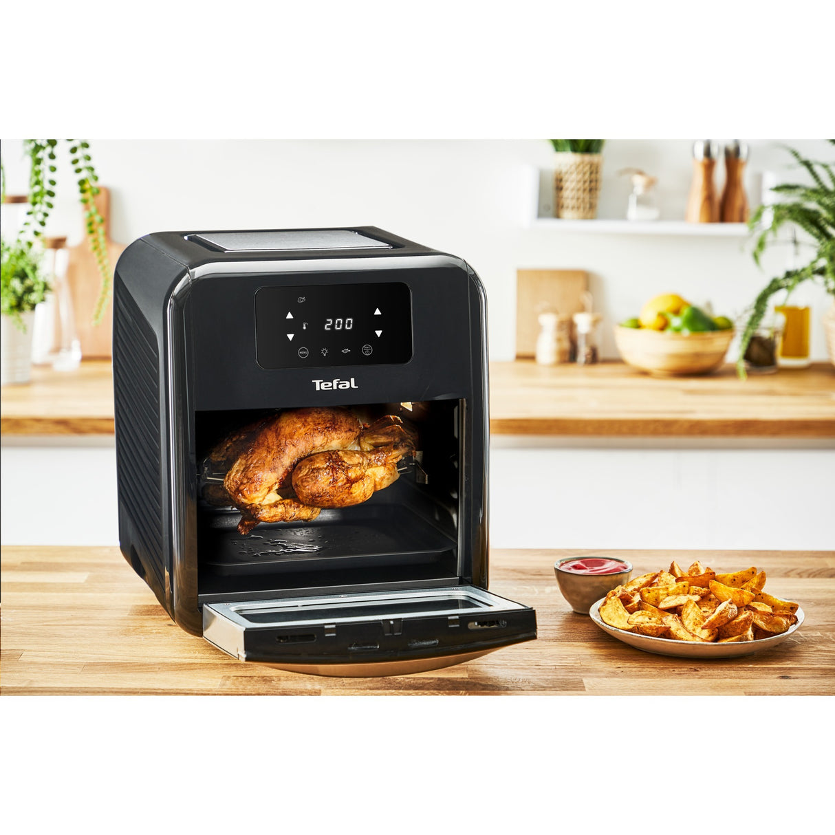 Tefal easy fry ovngrill mini bageovn (sort)