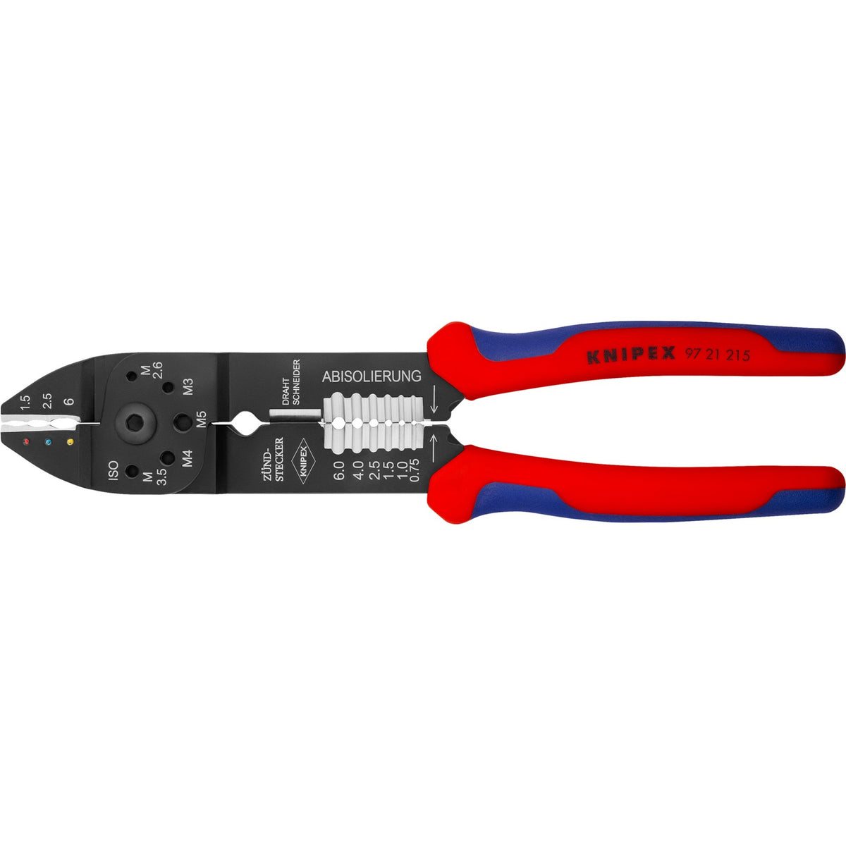 Knipex 97 21 215 krympetang isolerede kabelsko