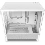 Nzxt h3 flow midi tårnhus (hvid (mat) | 1x USB-A | 1x USB-C | hærdet glas)
