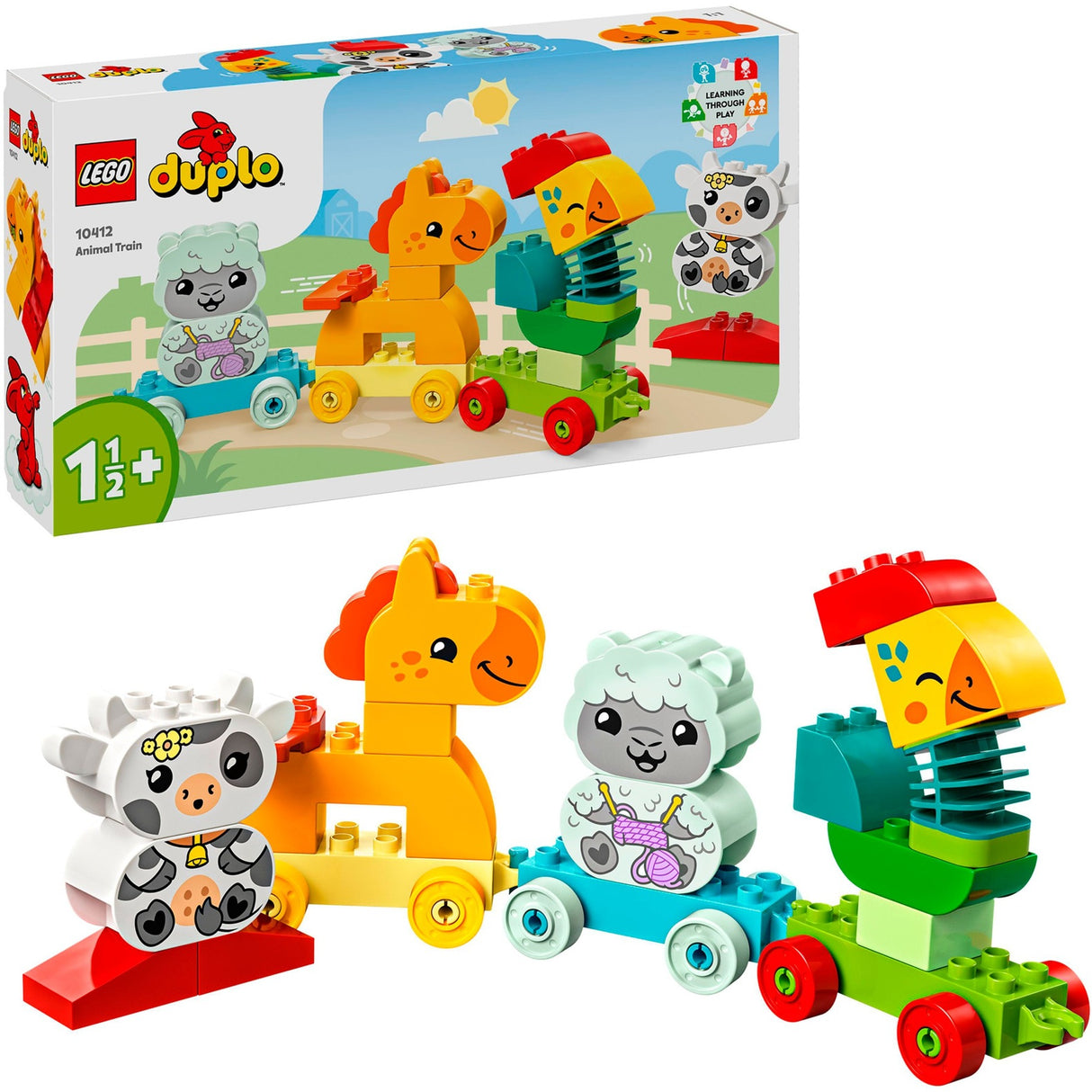 Lego duplo mit første dyretog - 10412