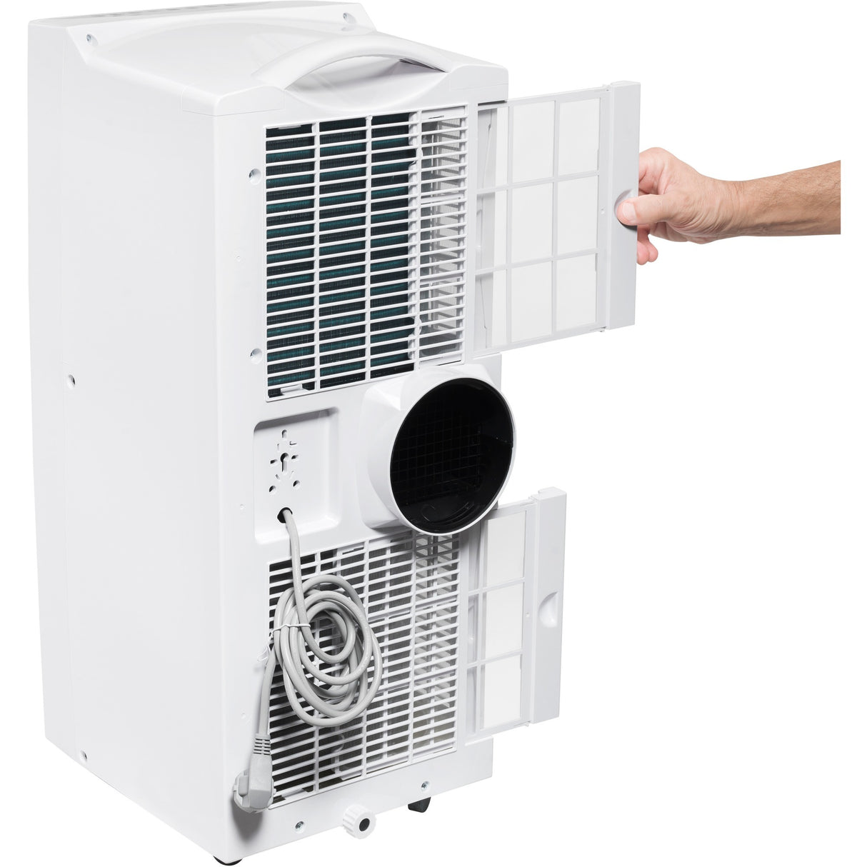 Bestron aac9000 mobilt klimaanlæg (hvidt, kølekapacitet 2,6 kW | med CFC-frit kølemiddel | 9000 btu h)