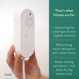 Frient zigbee range extender eu mesh adgangspunkt (hvid, zigbee 3.0)