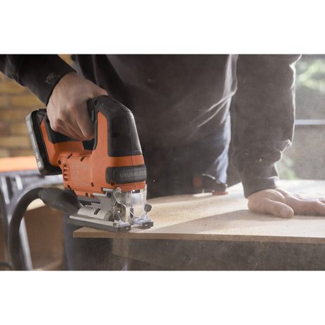 Black+decker blcjs78n-xj 18v decoupeerzaag (zwart oranje, accu en oplader niet inbegrepen)