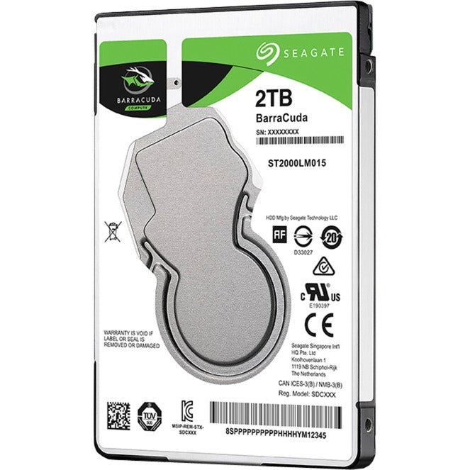 Seagate Barracuda 2 TB harddisk (ST2000LM015, SATA 600)