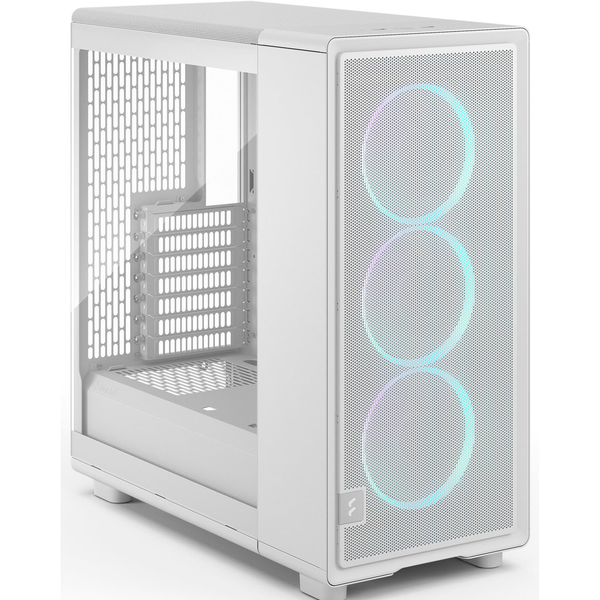 Fractal design epoke rgb midi tårnhus (hvid | 2x usb-a | 1x usb-c | rgb | hærdet glas)