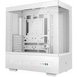 Deepcool ch690 digital midi tårnhus (hvid | 2x USB-A | 1x USB-C | hærdet glas)