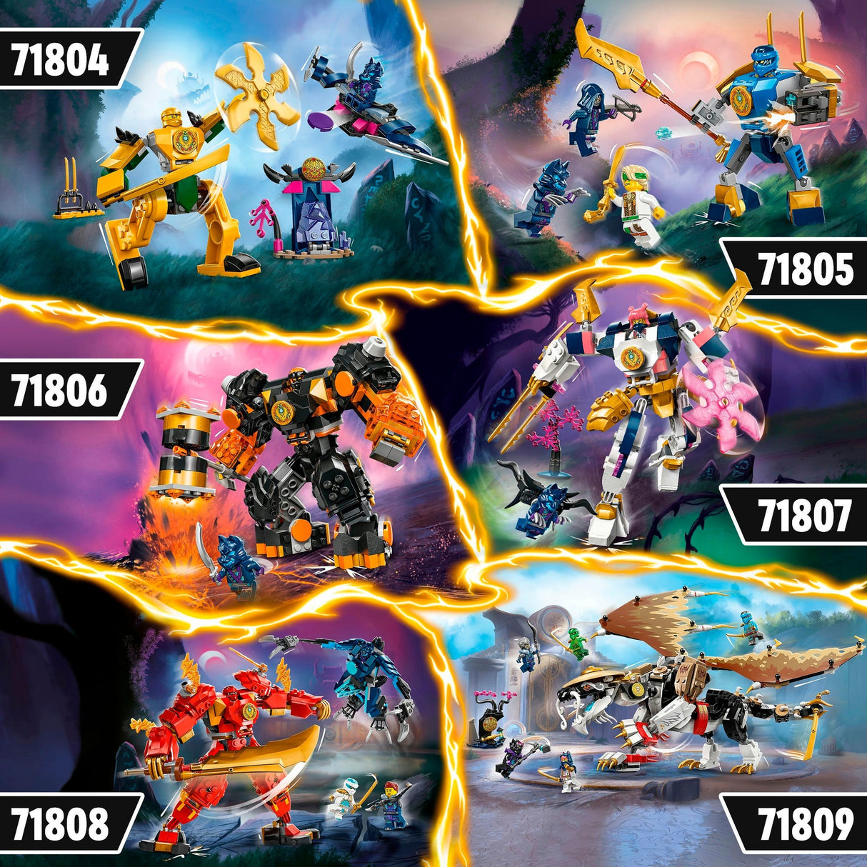 Lego ninjago 71808 kais elemental fire mech