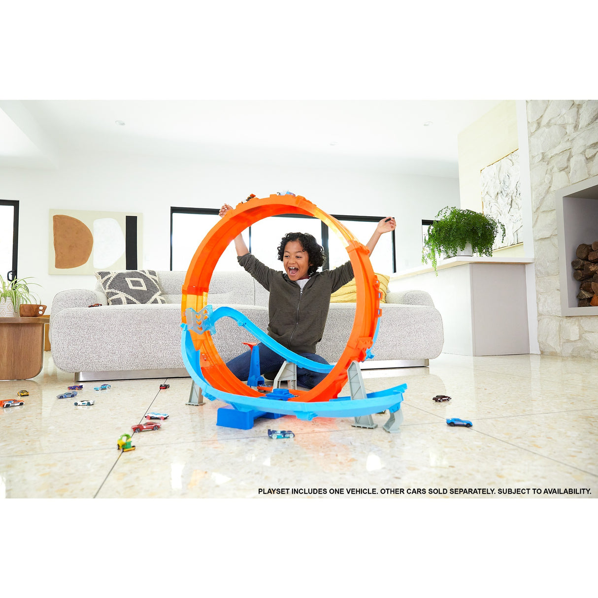 Hot wheels massiv loop kaos banesæt racerbane