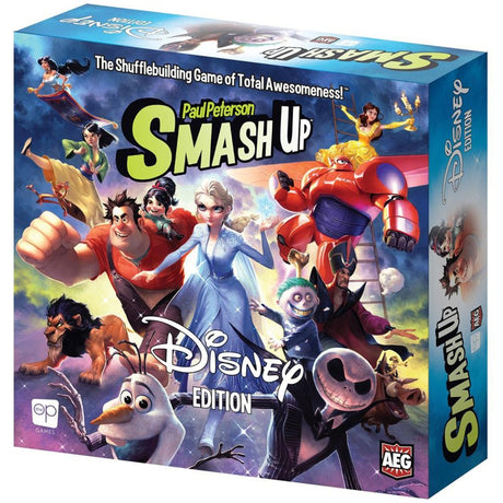 Disney European Player Network Smash Up: Edition kortspil (engelsk, 2 spillere, 30 - 45 minutter, fra 14 år)