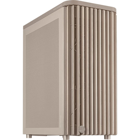 Asus proart pa401 træudgave - midi-tårnhus i meshpanel (beige træfarve | 2x USB-A | 1x USB-C)