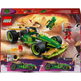 Lego ninjago 71828 lloyds pull back racerbil