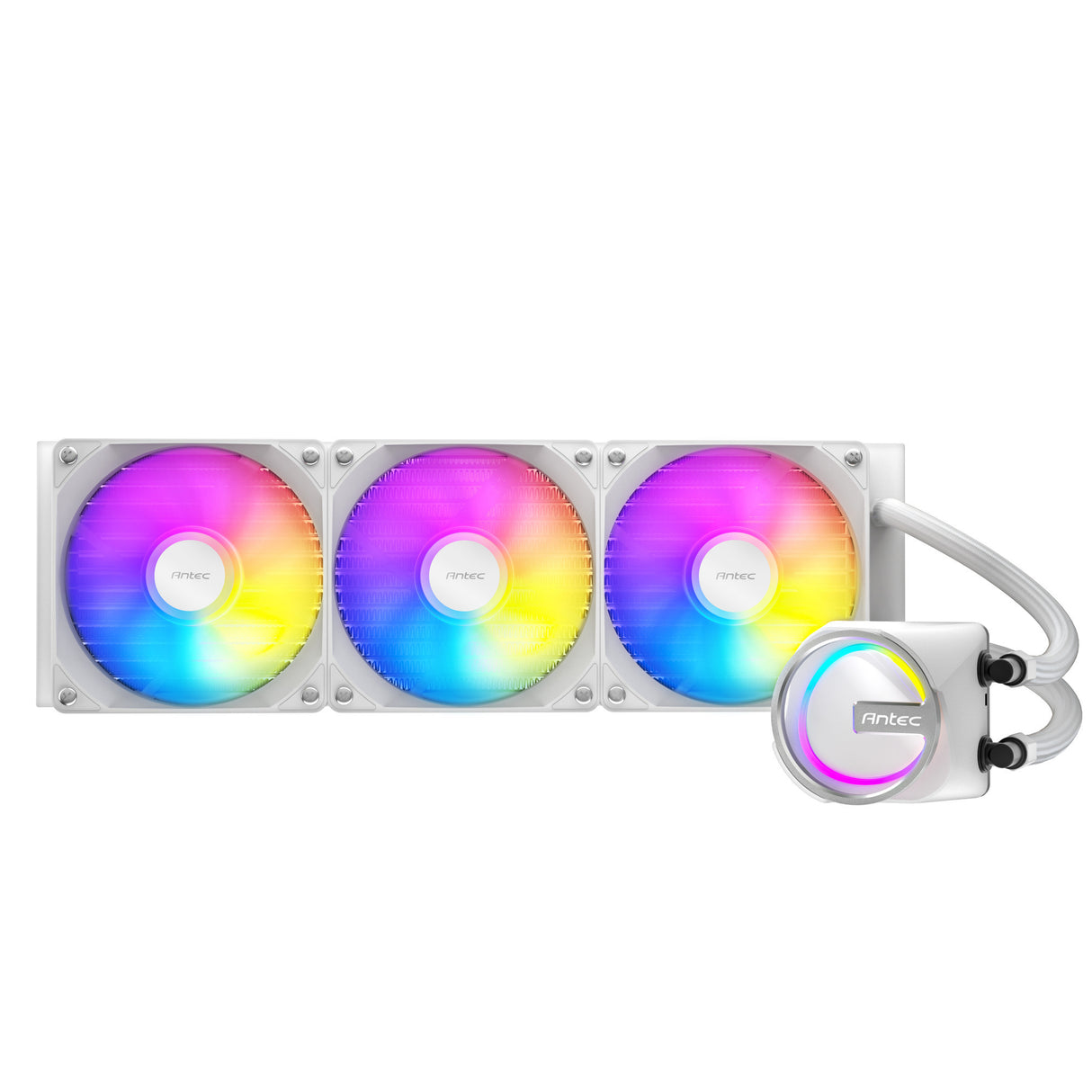 Antec skeleton 360 argb vandkøling (hvid)