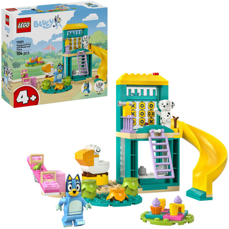 Lego ® bluey: bluey og chloé i legepladsbyggesættet - 11201